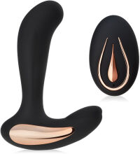 MASAŻER PROSTATY STEROWANY PILOTEM - 12 FUNKCJI - WIBRATOR ANALNY - 71773424