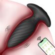 WIBRUJĄCY KOREK ANALNY WIBRATOR ANALNY STEROWANY TELEFONEM BLUETOOTH ANAL PLUG ANUS - 87654579 - 2
