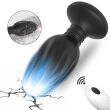WIBRUJĄCY KOREK ANALNY WIBRATOR Z PILOTEM ZDALNIE STEROWANY ANAL SEX PLUG - 78563412 - 10