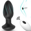WIBRUJĄCY KOREK ANALNY WIBRATOR Z PILOTEM ZDALNIE STEROWANY ANAL SEX PLUG - 78563412 - 8