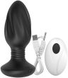 WIBRUJĄCY KOREK ANALNY WIBRATOR Z PILOTEM ZDALNIE STEROWANY ANAL SEX PLUG - 78563412 - 11