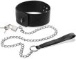 OBROŻA NA KŁÓDKĘ I SMYCZ NA ŁAŃCUCHU ZESTAW BDSM - 73531803 - 2