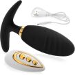 WIBRUJĄCY KOREK ANALNY ANAL PLUG STEROWANY PILOTEM - 10 FUNKCJI + 6 INTENSYWNOŚCI - 76988620 - 2