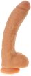 ŻYLASTY PENIS ELASTYCZNE DILDO Z JĄDRAMI NA PRZYSSAWCE - 72693860 - 3