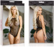 BODY STRINGI SEXY BIELIZNA Z SIATECZKI – 74045505 - 3