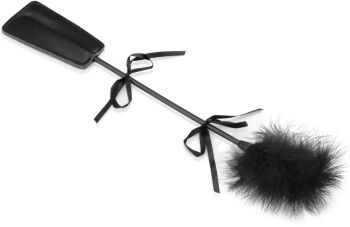 PACKA Z PIÓRKIEM 2w1 ELEGANCKI BAT DWUSTRONNY MIZIAK – 77834933