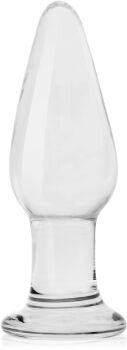 SZKLANY ANAL PLUG KOREK ANALNY ZATYCZKA DO PIESZCZOT ODBYTU - 71102019