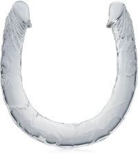 PODWÓJNY PENIS DŁUGIE ŻELOWE DILDO LESBIJSKIE DOUBLE DONG - 74391257
