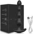 KULKOWA SONDA ANLANA KOREK PLUG SEX ANAL 9 FUNKCJI STEROWANY APLIKACJĄ - 87626719 - 3
