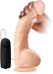 REALISTYCZNY CIELISTY WIBRATOR MEGA PENIS "ALEXANDER LEE" - 70687129