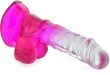 SZTUCZNY PENIS 15 cm DWUKOLOROWE DILDO NA MOCNEJ PRZYSSAWCE - 72687839 - 2