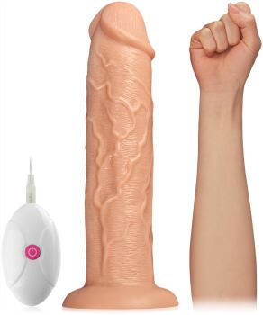 OGROMNY PENIS 6 cm ŚREDNICY WIBRUJĄCE DILDO WIBRATOR NA PRZYSSAWCE STEROWANY PILOTEM - 10 FUNKCJI - 74293771