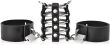 KLATKA NA PENISA Z KAJDANKAMI BDSM STALOWE PIERŚCIENIE + KAJDANY Z KŁÓDKĄ - 72995358 - 2