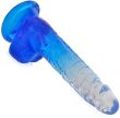 SZTUCZNY MĘSKI PENIS ŻELOWE DILDO CZŁONEK Z PRZYSSAWKĄ REALISTYCZNY DONG 22cm - 78654457 - 3