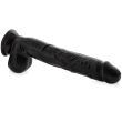 Super długi penis potężne dildo czarne z jądrami 25 cm - 70988655 - 3