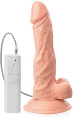 REALISTYCZNY WIBRATOR DILDO SZTUCZNY PENIS NA PRZYSSAWCE - 77007158