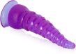 DILDO ANALNE MACKA OŚMIORNICY KOREK ANALNY BUTT PLUG PENIS Z PRZYSSAWKĄ 21cm - 76687891 - 4