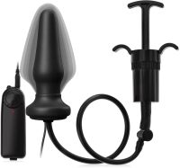 POMPOWANY KOREK ANALNY PLUG Z WIBRACJAMI - 72254811