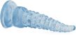 FALISTY KOREK ANALNY Z PRZYSSAWKĄ BUTT PLUG DILDO SZTUCZNY PENIS MASAŻER DŁ 15,5cm ŚR 4,5cm XXL - 86678891 - 3