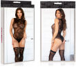KWIATOWE BODY EROTYCZNE + POŃCZOCHY - ZESTAW SEX BIELIZNY - 79692278 - 3