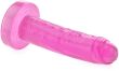 ŻELOWE DILDO NA PRZYSSAWCE PROSTY PENIS DO PIESZCZOT POCHWY I ANUSA - 79864369 - 2