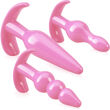 ZESTAW KORKÓW ANALNYCH 6szt. KORKI DO ODBYTU ANAL PLUG Z UCHWYTEM - 73134614 - 2