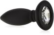SILIKONOWY KOREK ANALNY 7 cm ANAL PLUG Z KRYSZTAŁKIEM - 77351760 - 2