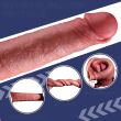 DUŻA NAKŁADKA PRZEDŁUŻKA PENISA Z PIERŚCIENIEM NA JĄDRA POWIĘKSZA CZŁONKA 3,5cm - 55435637 - 10