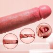 DUŻA NAKŁADKA PRZEDŁUŻKA PENISA Z PIERŚCIENIEM NA JĄDRA POWIĘKSZA CZŁONKA 3,5cm - 55435637 - 4