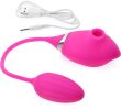 DWUSILNIKOWY MASTURBATOR 2w1 SSĄCY MASAŻER ŁECHTACZKI + WIBRUJĄCE JAJKO - 100 OPCJI PIESZCZOT - 72099747 - 4