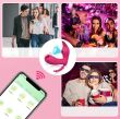 POTRÓJNY SAMONOŚNY MASAŻER 9 FUNKCJI WIBRACJI SSANIA I RUCHOMEGO JĘZYCZKA GRZANIE 39stC - STEROWANY SMARTFONEM - 87278279 - 8