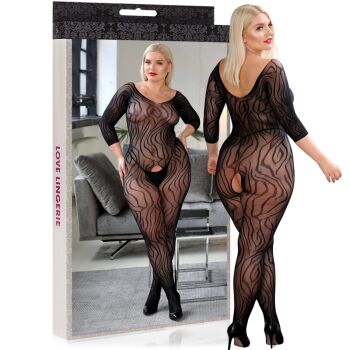 SEKSOWNE BODYSTOCKING PLUS SIZE XL-XXXL - DRAPIEŻNA TYGRYSICA - 73239397