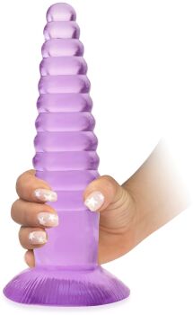 DUŻY KOREK ANALNY Z PRZYSSAWKĄ XXL BUTTPLUG DILDO SEX PLUG CZŁONEK REALISTYCZNY GŁADKI WIELKI 21,5CM - 76789654