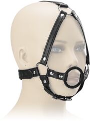 OTWARTY KNEBEL Z UPRZĘŻĄ NA GŁOWĘ BDSM - 76815214