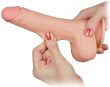SUPERREALISTYCZNE DILDO Z PRZESUWNĄ SKÓRĄ I RUCHOMYM RDZENIEM PENIS NA PRZYSSAWCE - 73491564 - 5