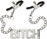 ZACISKI NA SUTKI KLAMRY Z ŁAŃCUCHEM BITCH BDSM - 71690468