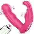 WIBRATOR DO MAJTEK SAMONOŚNY MASAŻER Z KRÓLIKIEM - STEROWANY TELEFONEM - 89432575 - 13