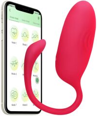 WIBRATOR DAMSKI JAJKO WIBRUJĄCE STEROWANE TELEFONEM APP DLA PAR - 78999764