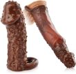 NAKŁADKA Z WYPUSTKAMI PRZEDŁUŻA PENISA AŻ O 5,5 CM + RING NA JĄDRA -  73221190 - 3