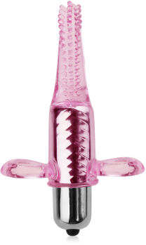 ŻELOWY MASTURBATOR DOCIPNY – WIBRUJĄCY PALUSZEK  - LBB 014078