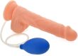 DILDO Z WYTRYSKIEM 21 cm REALISTYCZNY SZTUCZNY PENIS NA PRZYSSAWCE - 72741268 - 3