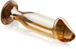 SZKLANY KOREK ANALNY W KSZTAŁCIE PENISA - PLUG DO ANUSA -  70166670 - 2