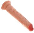 DILDO REALISTYCZNE Z PRZYSSAWKĄ DUŻY SZTUCZNY PENIS CZŁONEK JAK PRAWDZIWY ŻYŁY CIELISTY DŁ 19,5cm ŚR 3,5cm - 76789975 - 2