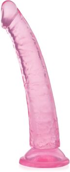 ŻELOWY PENIS NA PRZYSSAWCE ELASTYCZNY DONG DILDO DO POCHWY I ANUSA - 75558364